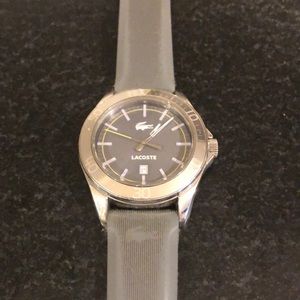 Men’s grey Lacoste watch
